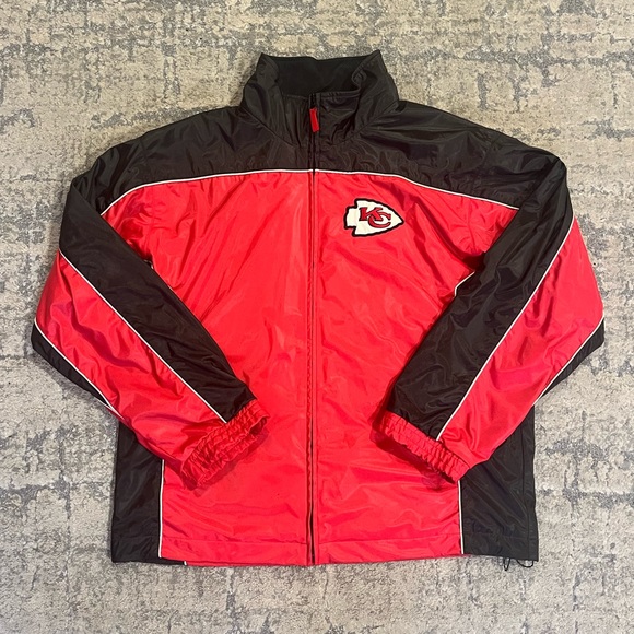 Vintage Chiefs Jacket NFL Kansas City Red Super Bowl - Picture 3 of 6